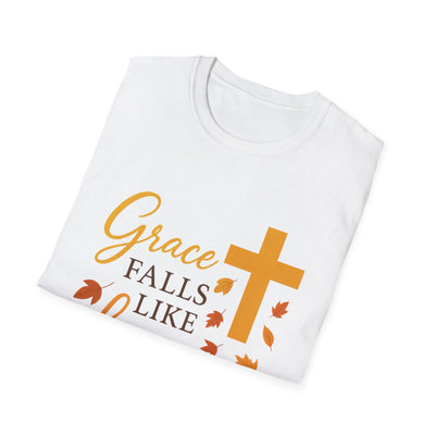 Grace Falls Like Leaves T-Shirt - Soft Unisex Tee