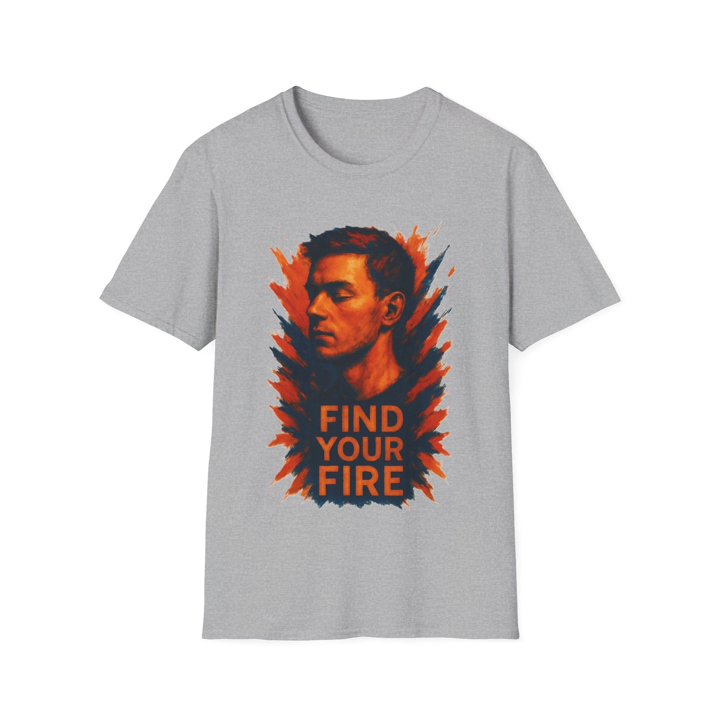Find Your Fire Shirt – Motivational Strength Graphic T-Shirt for Men