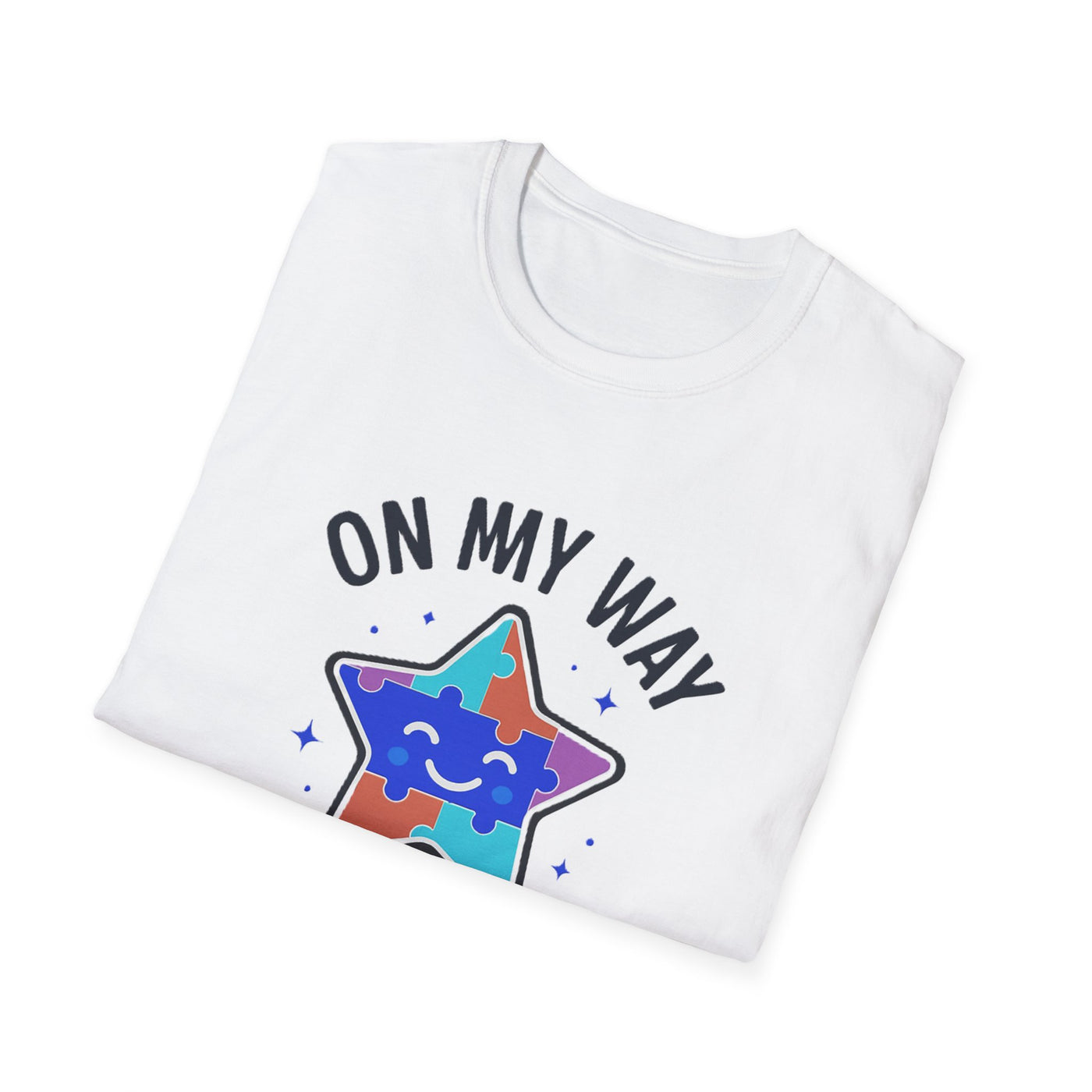 On My Way To Shine Bright Autism T-Shirt - Soft Unisex Tee
