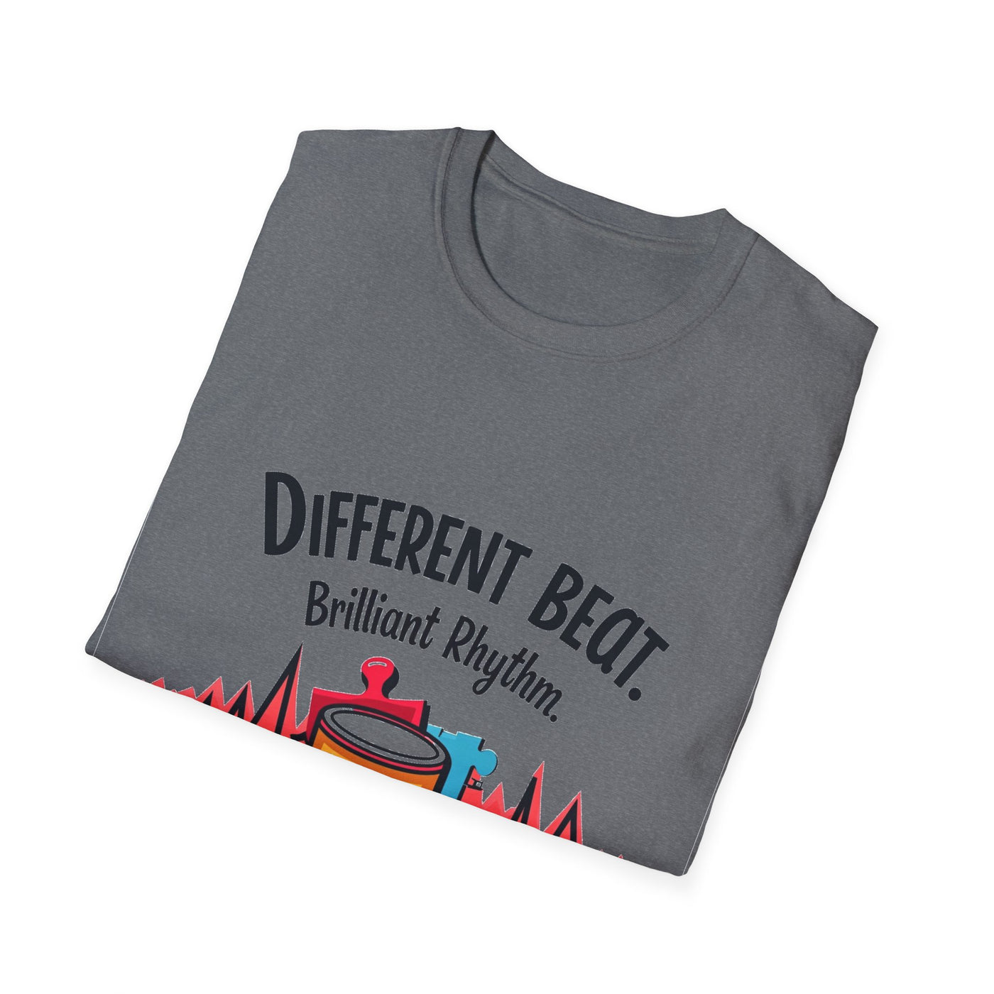 Different Beat, Brilliant Rythm T-Shirt - Soft Unisex Tee