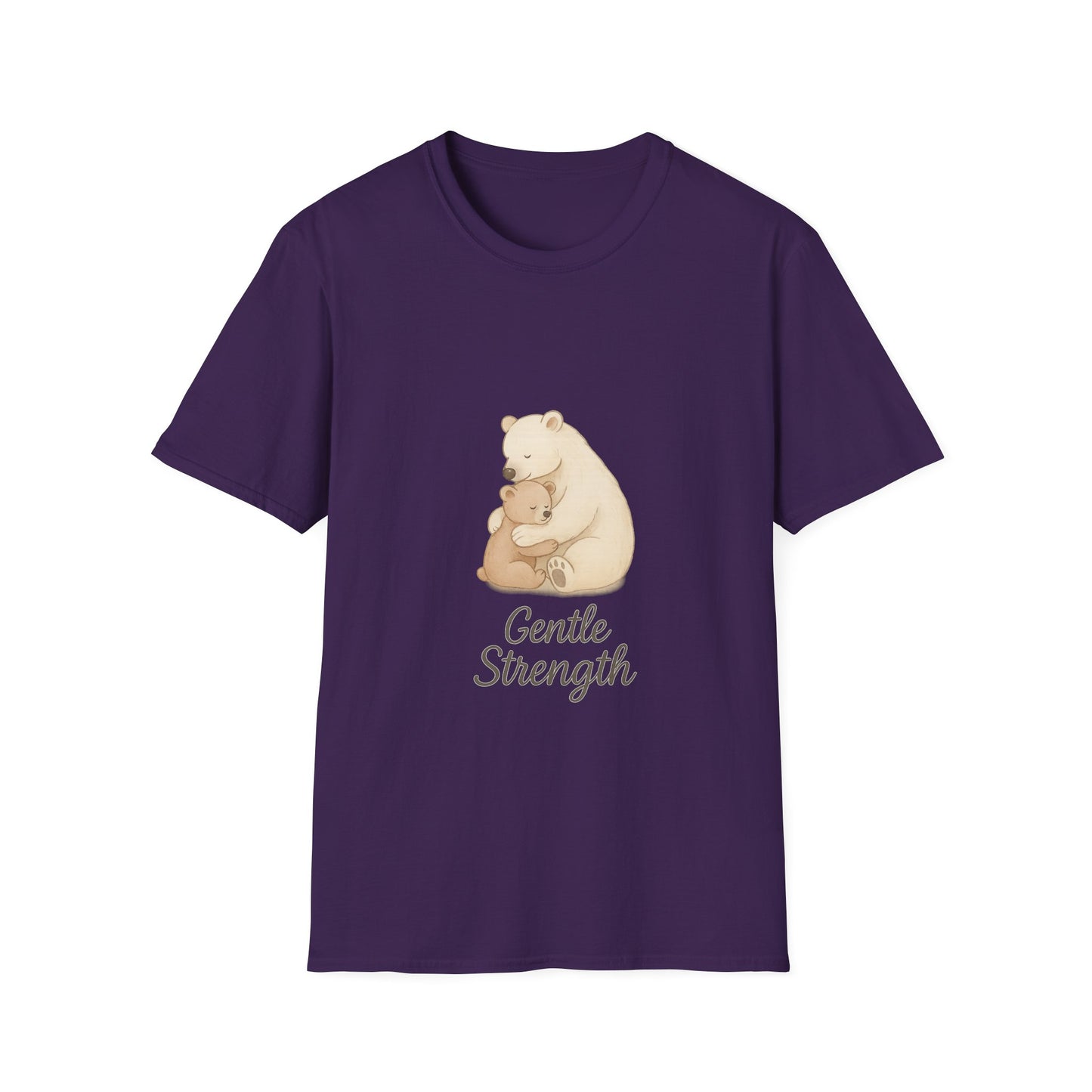 Gentle Strength Shirt – Bear & Cub T-Shirt for Compassion, Love, and Family