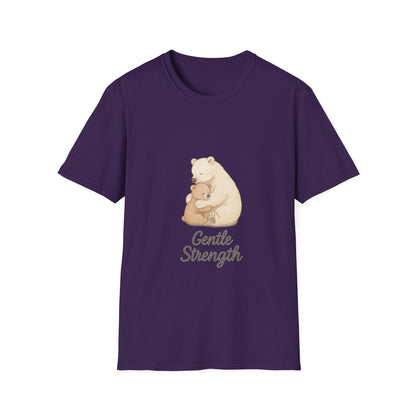 Gentle Strength Shirt – Bear & Cub T-Shirt for Compassion, Love, and Family