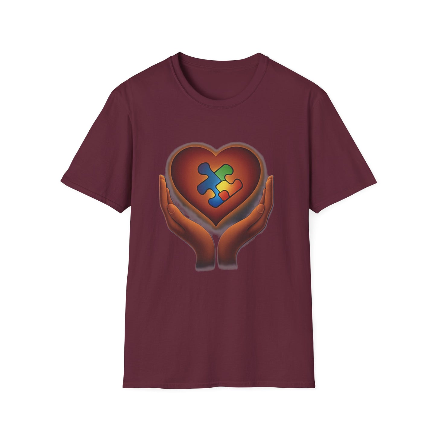 Puzzle Heart Hands Shirt – Love, Autism Awareness & Support T-shirt