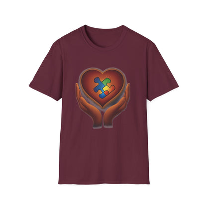Puzzle Heart Hands Shirt – Love, Autism Awareness & Support T-shirt
