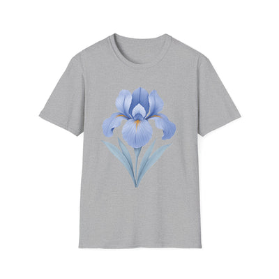 Iris Bloom T-Shirt - Soft Unisex Tee