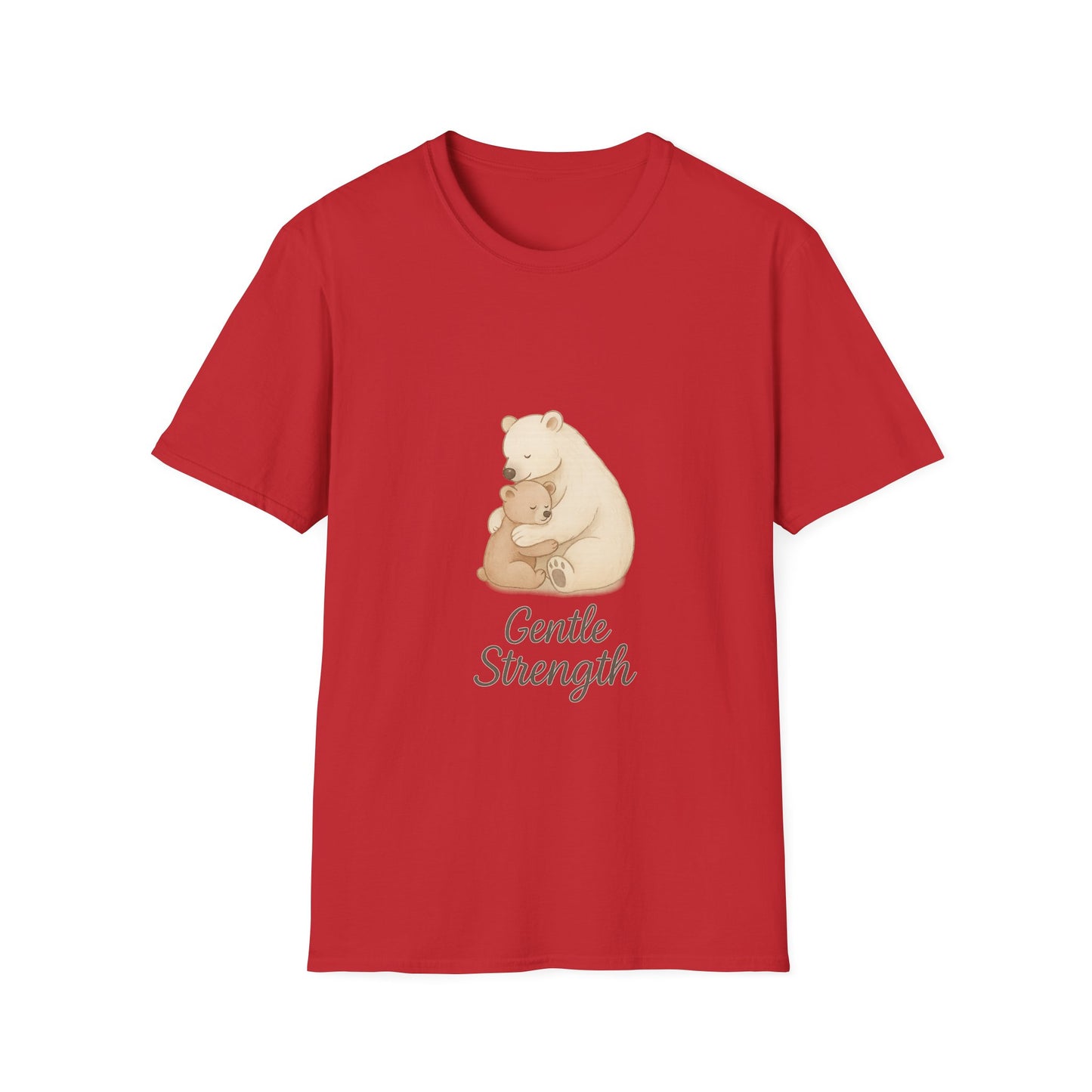 Gentle Strength Shirt – Bear & Cub T-Shirt for Compassion, Love, and Family