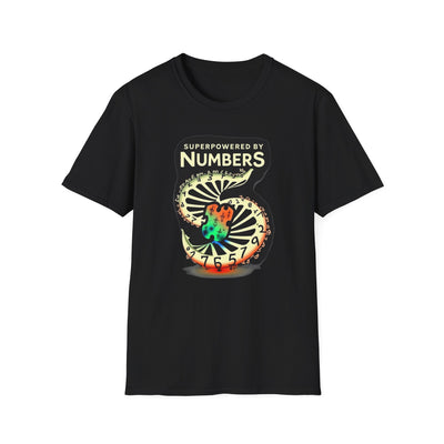 Superpowered By Numbers T-Shirt - Soft Unisex Tee
