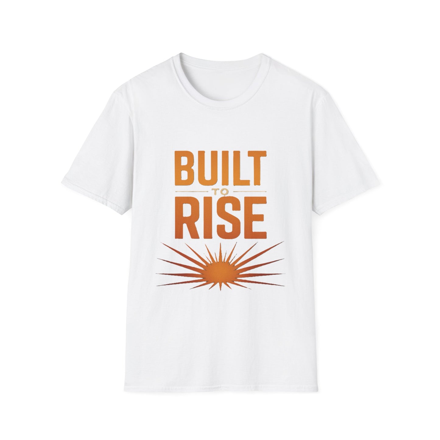 Built to Rise Shirt – Motivational Design with Sunrise & Empowerment Message