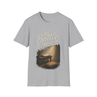 My Battle Ground Shirt – Inspirational Design for Strength and Faith