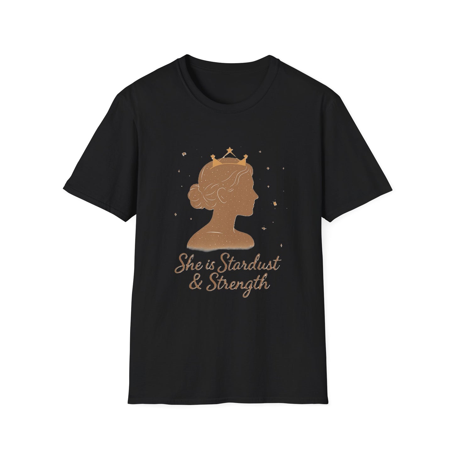 She is Stardust & Strength Shirt – Inspirational T-shirt Celebrating Inner Power and Resilience