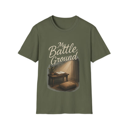 My Battle Ground Shirt – Inspirational Design for Strength and Faith