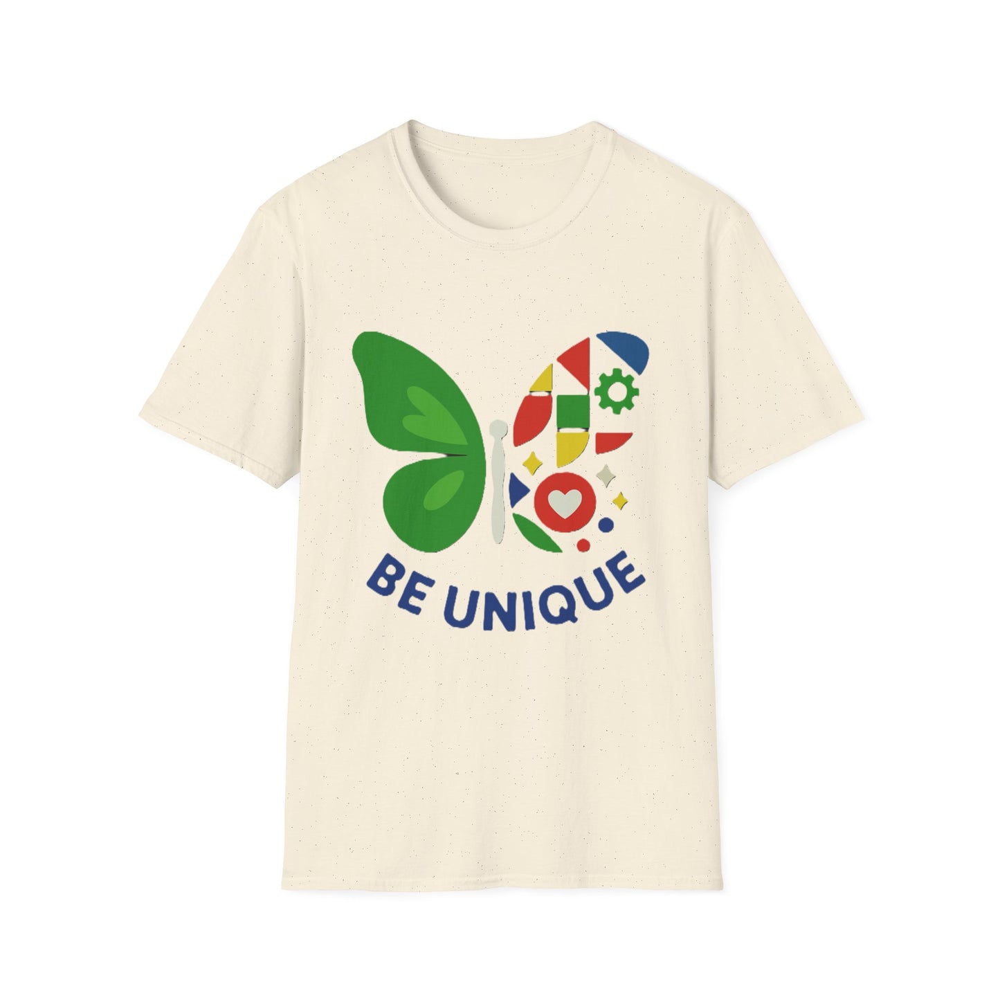 Be Unique Butterfly T-Shirt – Autism Acceptance & Neurodiversity Pride Graphic Tee