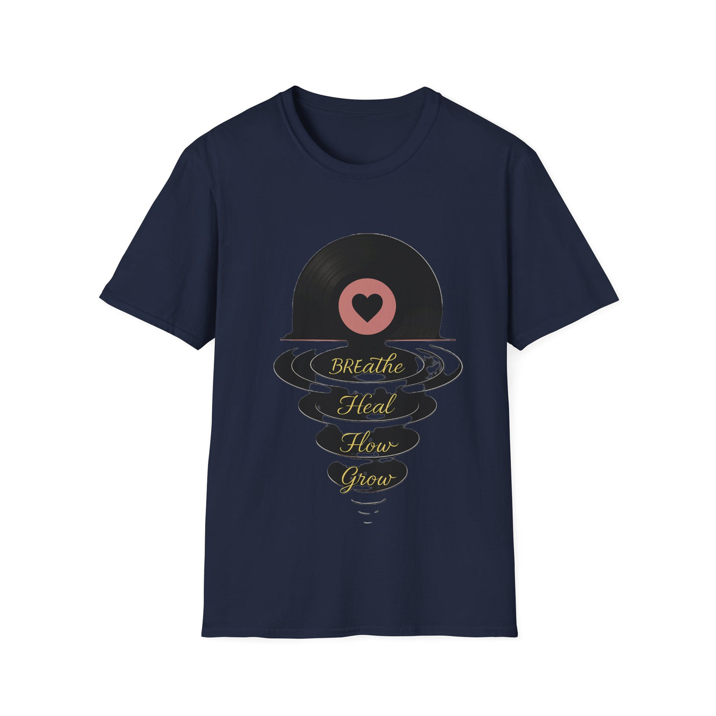 Breath, Heal, Flow, Grow T-Shirt - Soft Unisex Tee