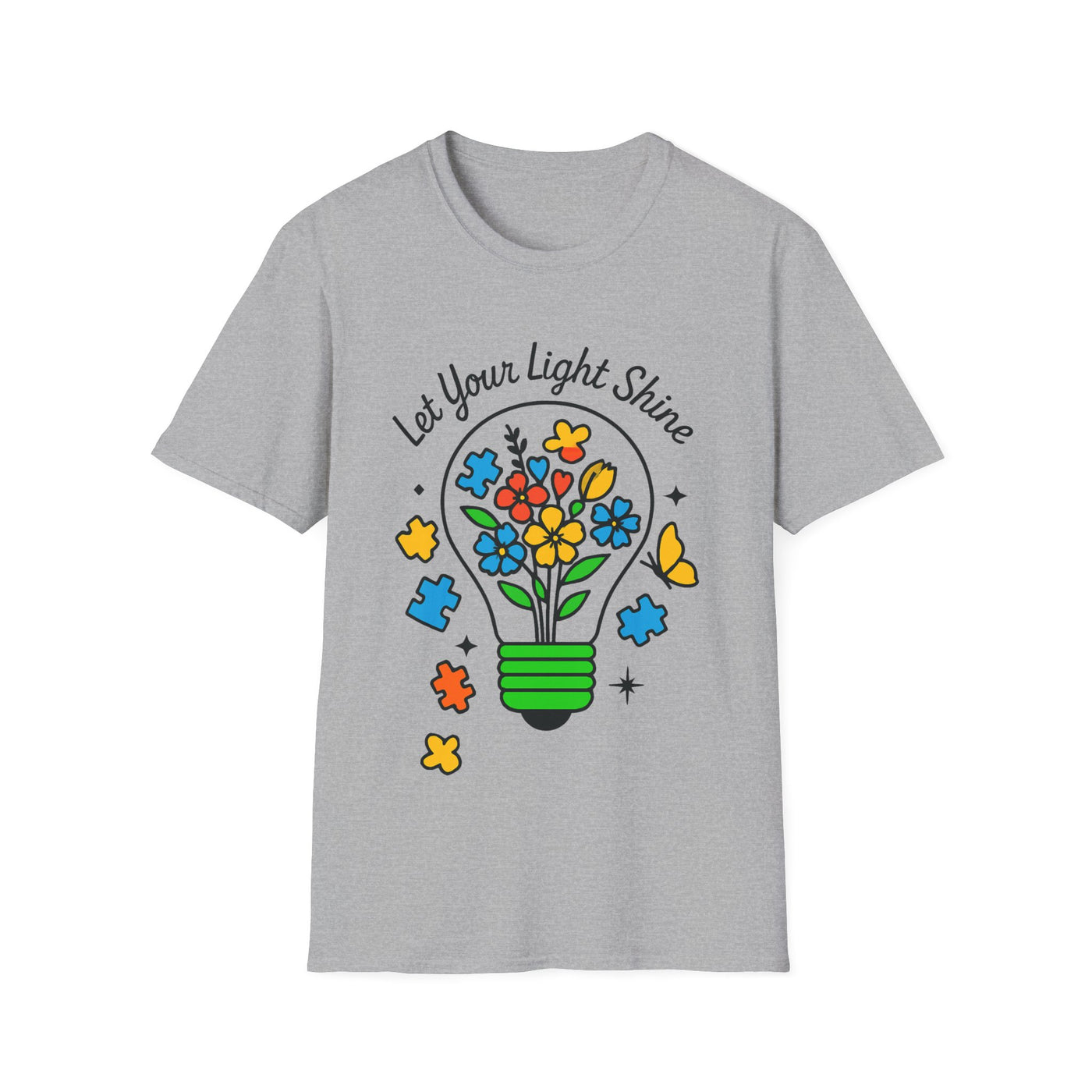 Let Your Light Shine T-Shirt - Soft Unisex Tee