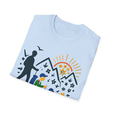 Father And Child Hiking T-Shirt - Soft Unisex Tee
