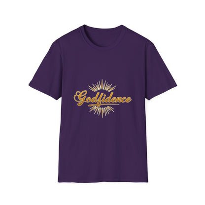 Godfidence Christian T-Shirt – Faith Over Fear Inspirational Christian Tee