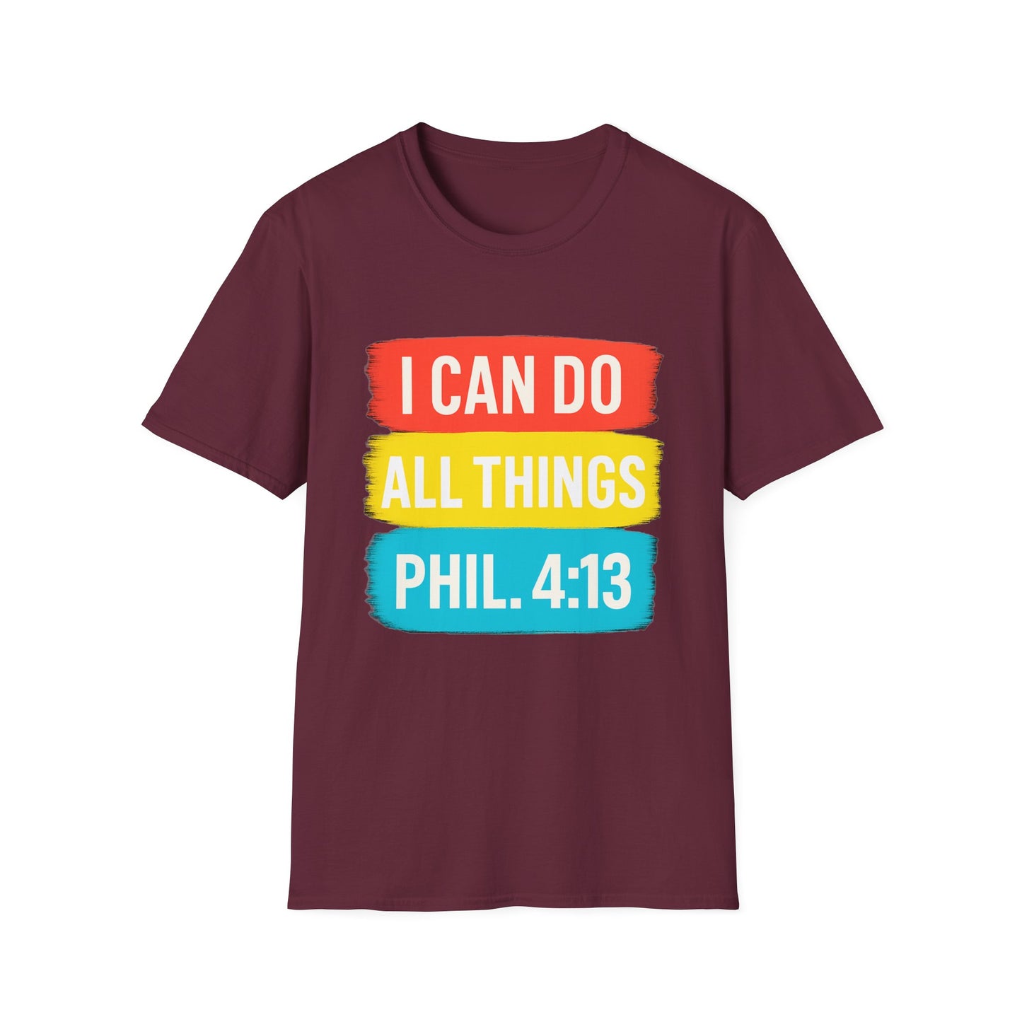 I Can Do All Things Shirt – Philippians 4:13 Christian Inspirational T-Shirt