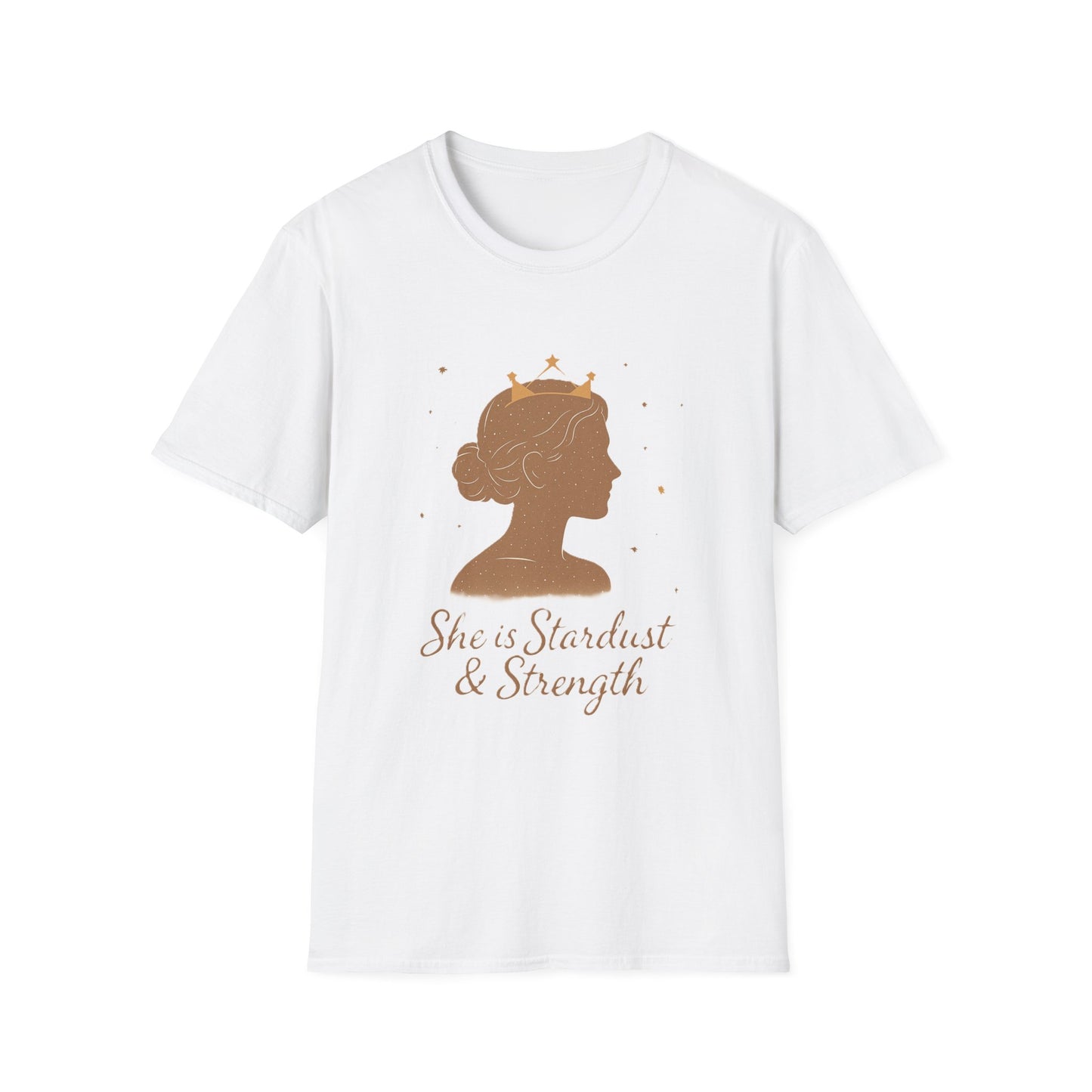 She is Stardust & Strength Shirt – Inspirational T-shirt Celebrating Inner Power and Resilience