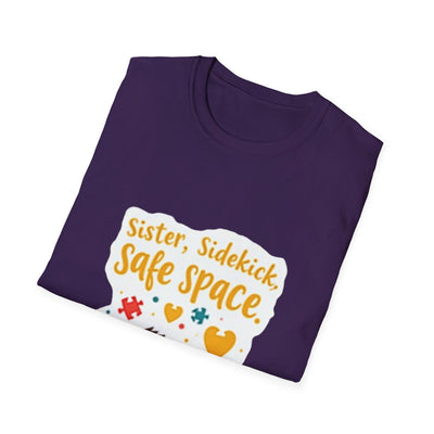 Sister, Sidekick, Safe Space T-Shirt - Soft Ladies Tee
