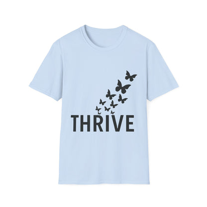 Thrive Butterfly T-Shirt – Empowerment & Growth Design