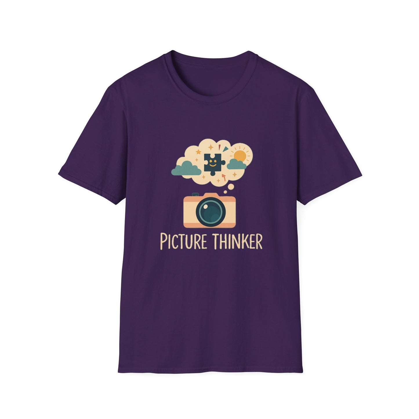Picture Thinker Shirt – Creative Autism Awareness & Puzzle Thinking T-shirt