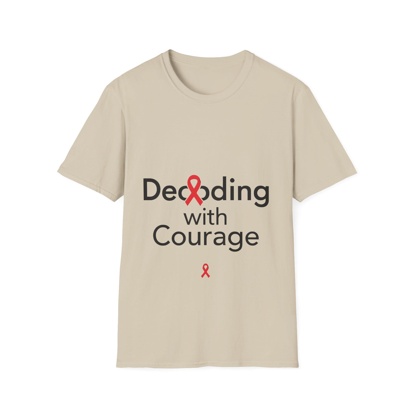 Decoding with Courage Dyslexia Awareness T-Shirt - Soft Unisex Tee