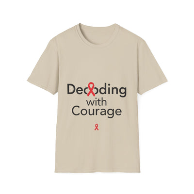 Decoding with Courage Dyslexia Awareness T-Shirt - Soft Unisex Tee