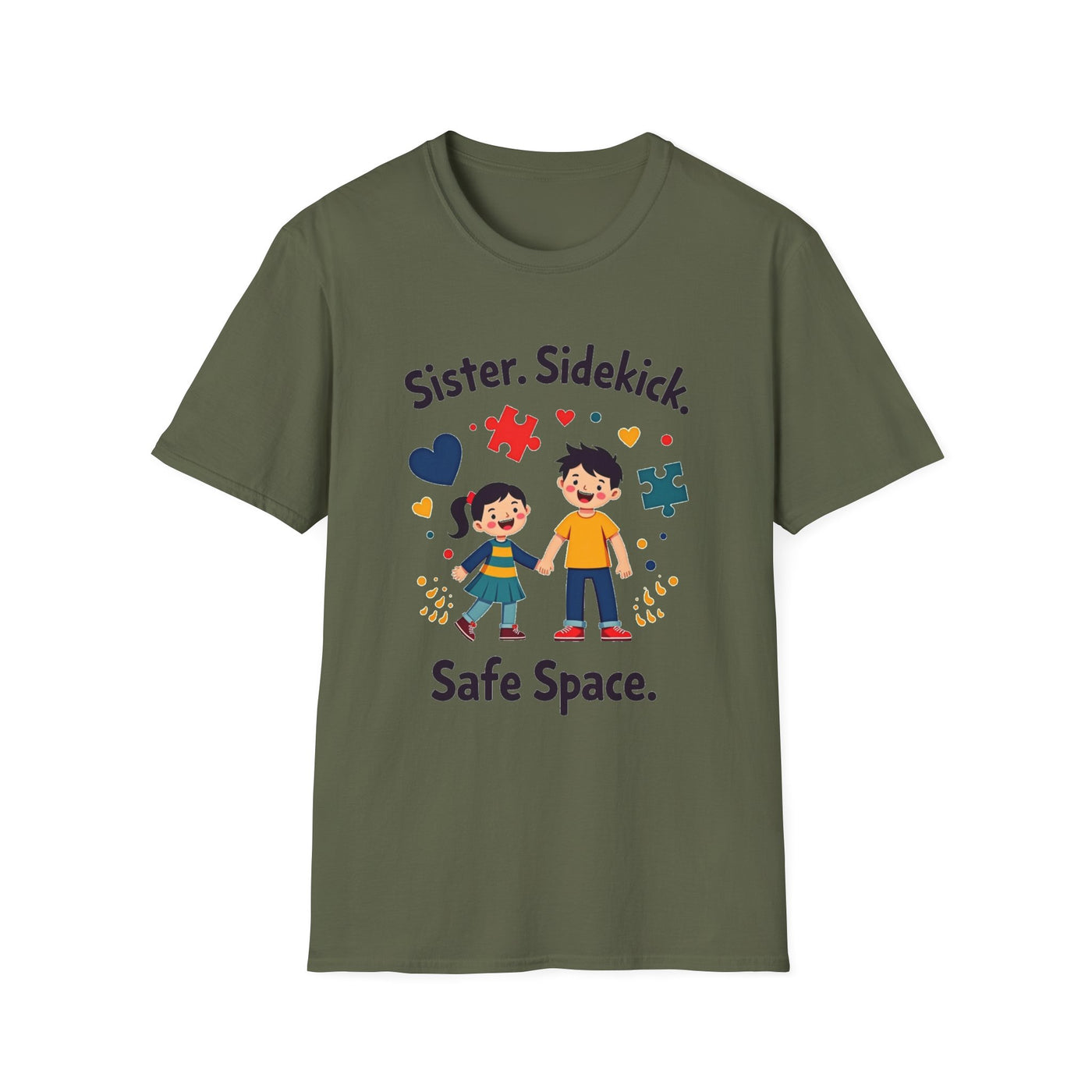 Sister, Sidekick, Safe Space T-Shirt - Soft Ladies Tee