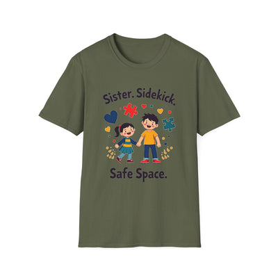 Sister, Sidekick, Safe Space T-Shirt - Soft Ladies Tee