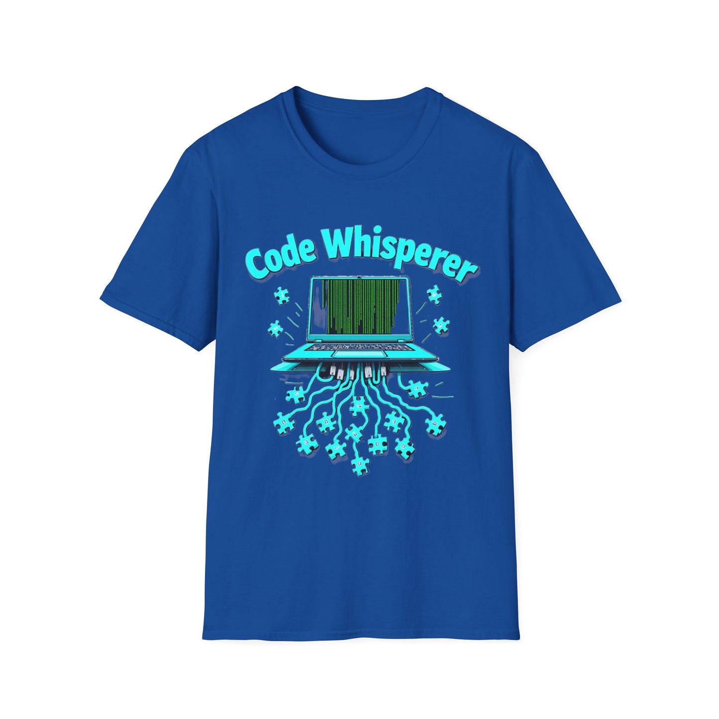 Code Whisperer Autism Pride T-Shirt – Neurodivergent Programmer Puzzle Piece Shirt