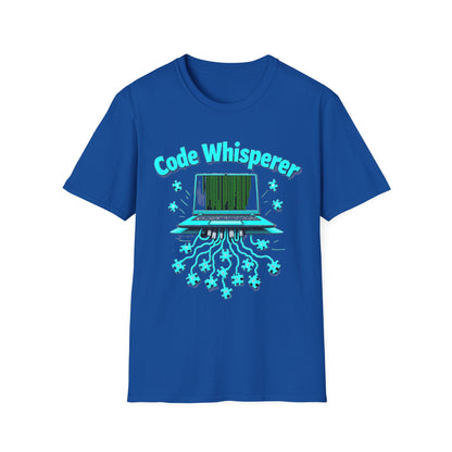 Code Whisperer Autism Pride T-Shirt – Neurodivergent Programmer Puzzle Piece Shirt