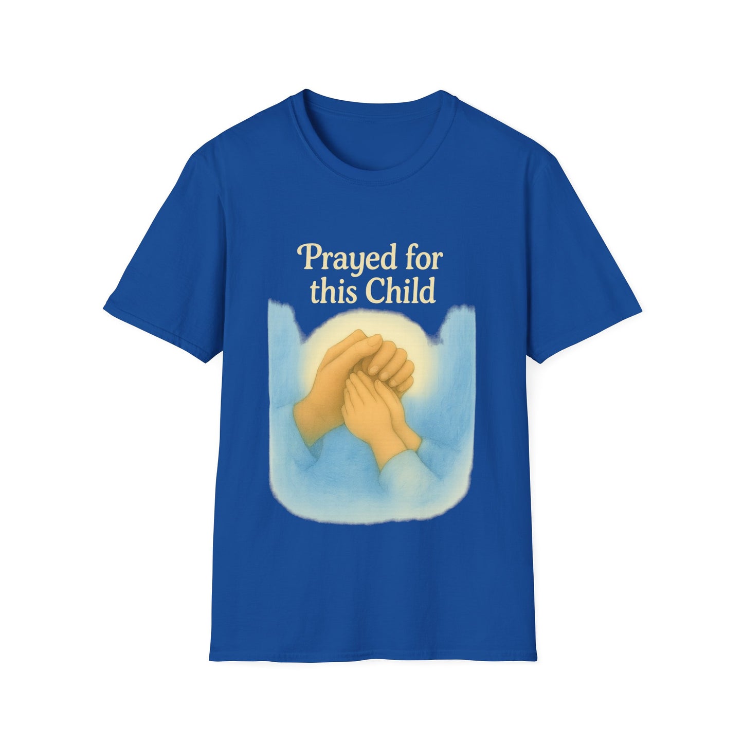 Prayed For This Child T-Shirt | Christian Parenting Faith Tee | New Baby & Adoption Miracle Graphic Shirt