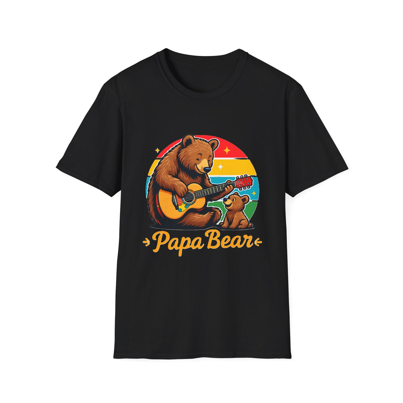 Papa Bear T-Shirt - Soft CasualTee