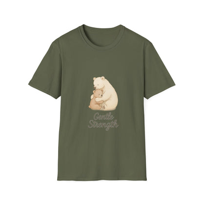 Gentle Strength Shirt – Bear & Cub T-Shirt for Compassion, Love, and Family