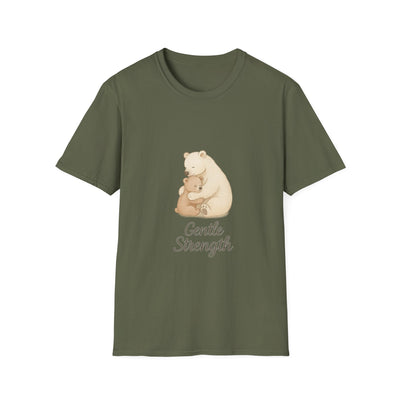 Gentle Strength Bear T-Shirt - Soft Unisex Tee, Comfort Wear