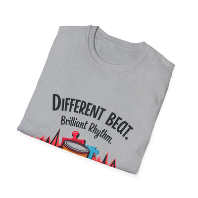 Different Beat, Brilliant Rythm T-Shirt - Soft Unisex Tee