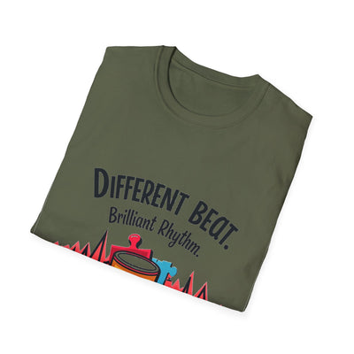 Different Beat, Brilliant Rythm T-Shirt - Soft Unisex Tee