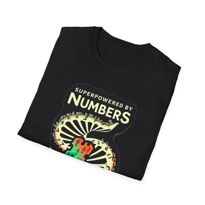 Superpowered By Numbers T-Shirt - Soft Unisex Tee