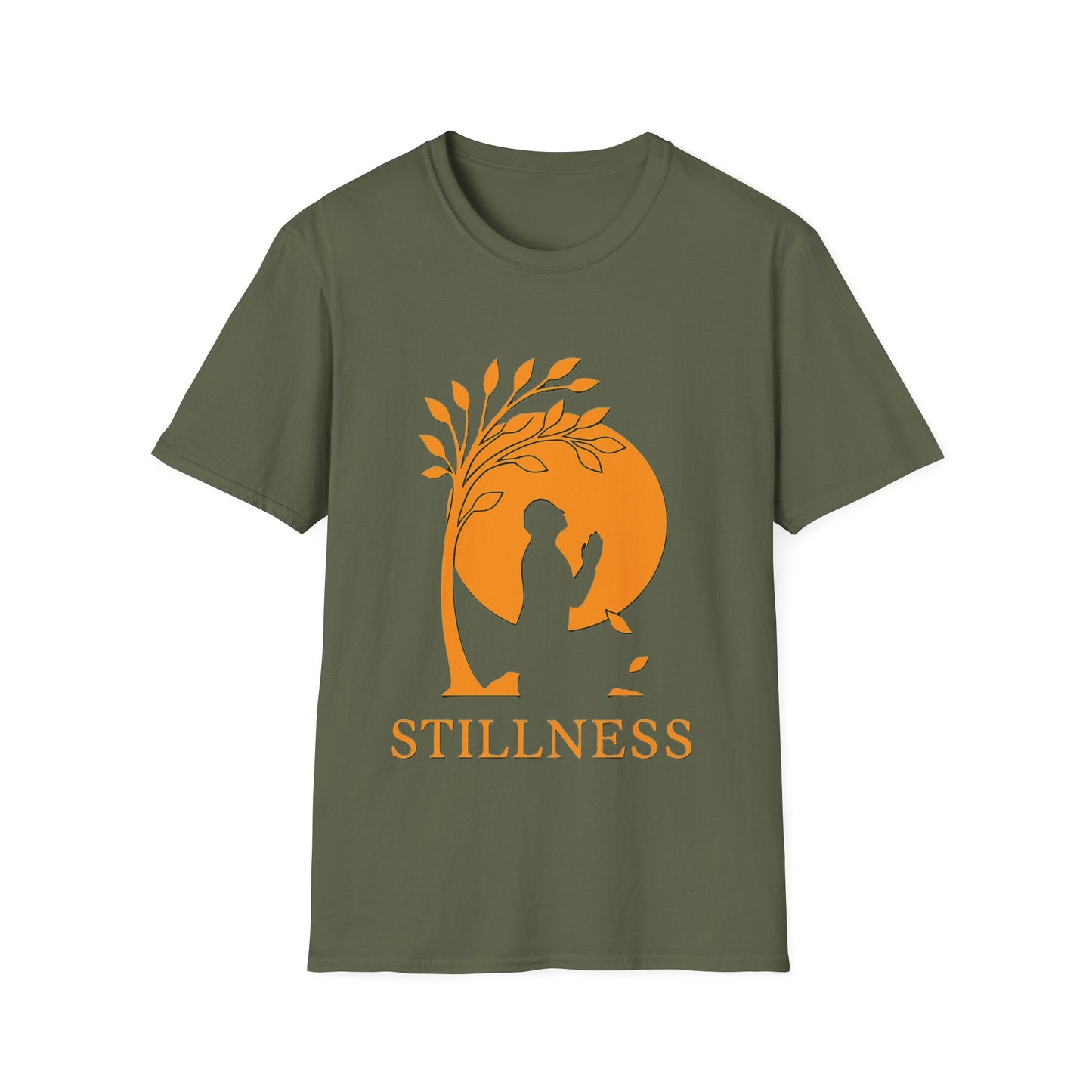 Stillness Christian T-Shirt – Faith, Prayer & Peace-Inspired Minimalist Tee