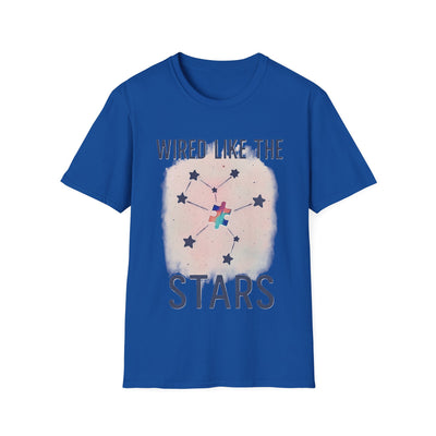 Wired Like The Stars T-Shirt - Soft Unisex Tee