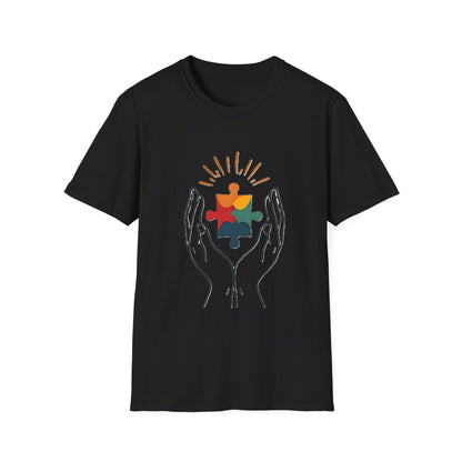Autism Acceptance Hands of Hope T-Shirt – Neurodiversity Support & Inclusion Tee