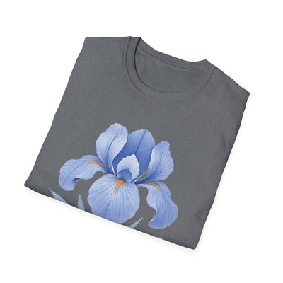 Iris Bloom T-Shirt - Soft Unisex Tee