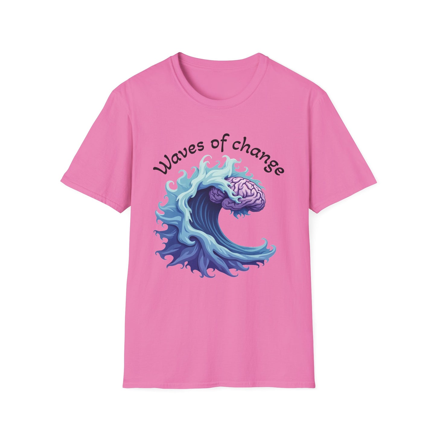 Waves of Change T-Shirt – Mental Health & Personal Growth Graphic Tee