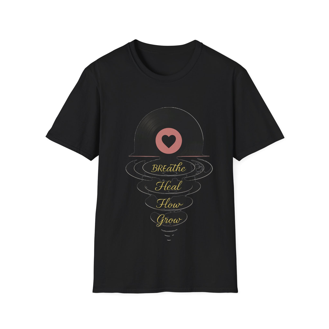 Breath, Heal, Flow, Grow T-Shirt - Soft Unisex Tee