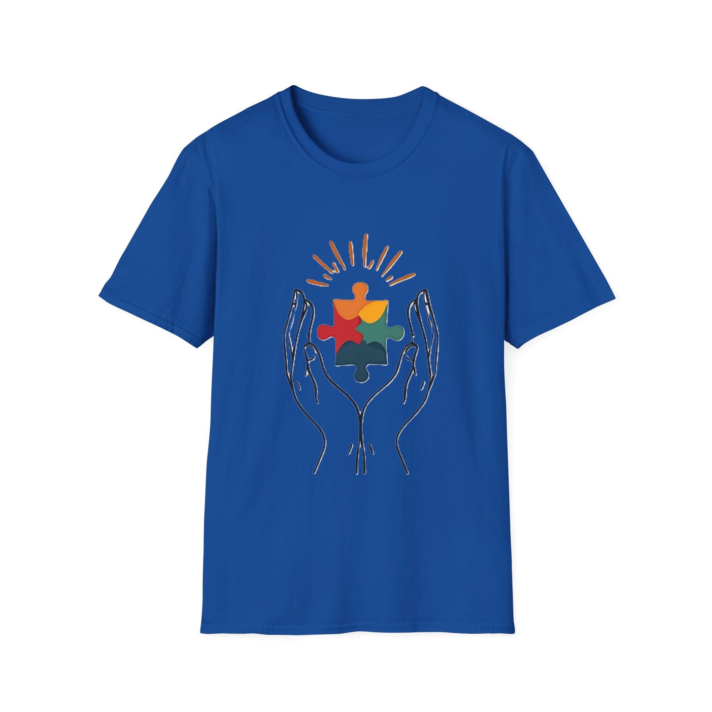 Autism Acceptance Hands of Hope T-Shirt – Neurodiversity Support & Inclusion Tee