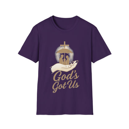 God’s Got Us Christian T-Shirt – Faith Family Protection Cross Shirt
