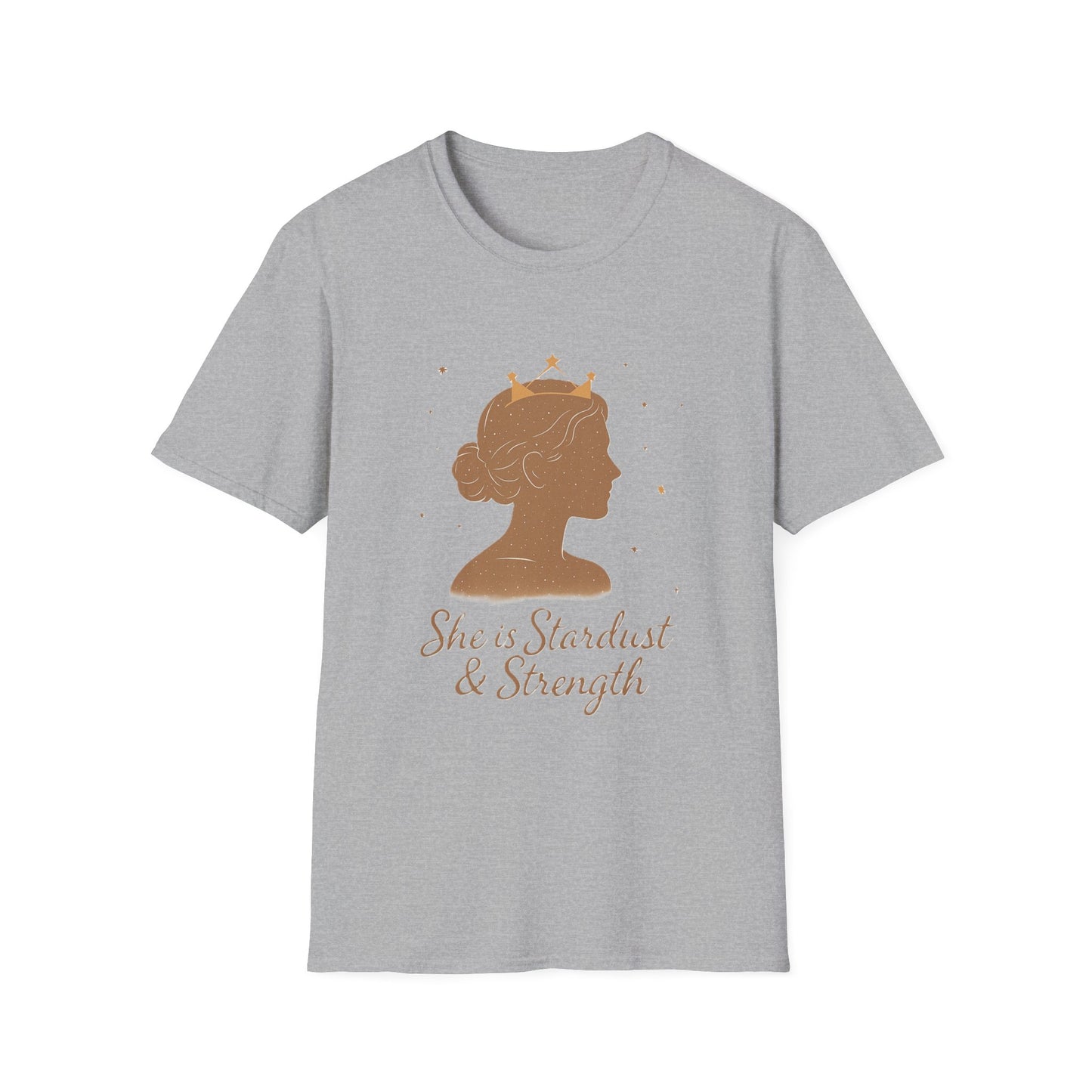 She is Stardust & Strength Shirt – Inspirational T-shirt Celebrating Inner Power and Resilience