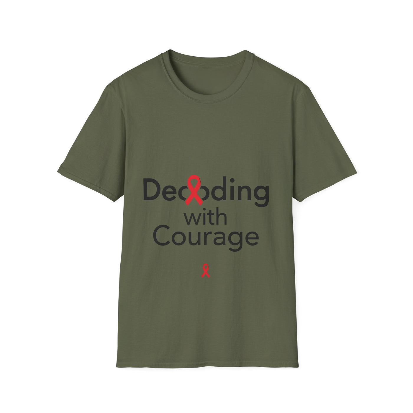 Decoding with Courage Dyslexia Awareness T-Shirt - Soft Unisex Tee