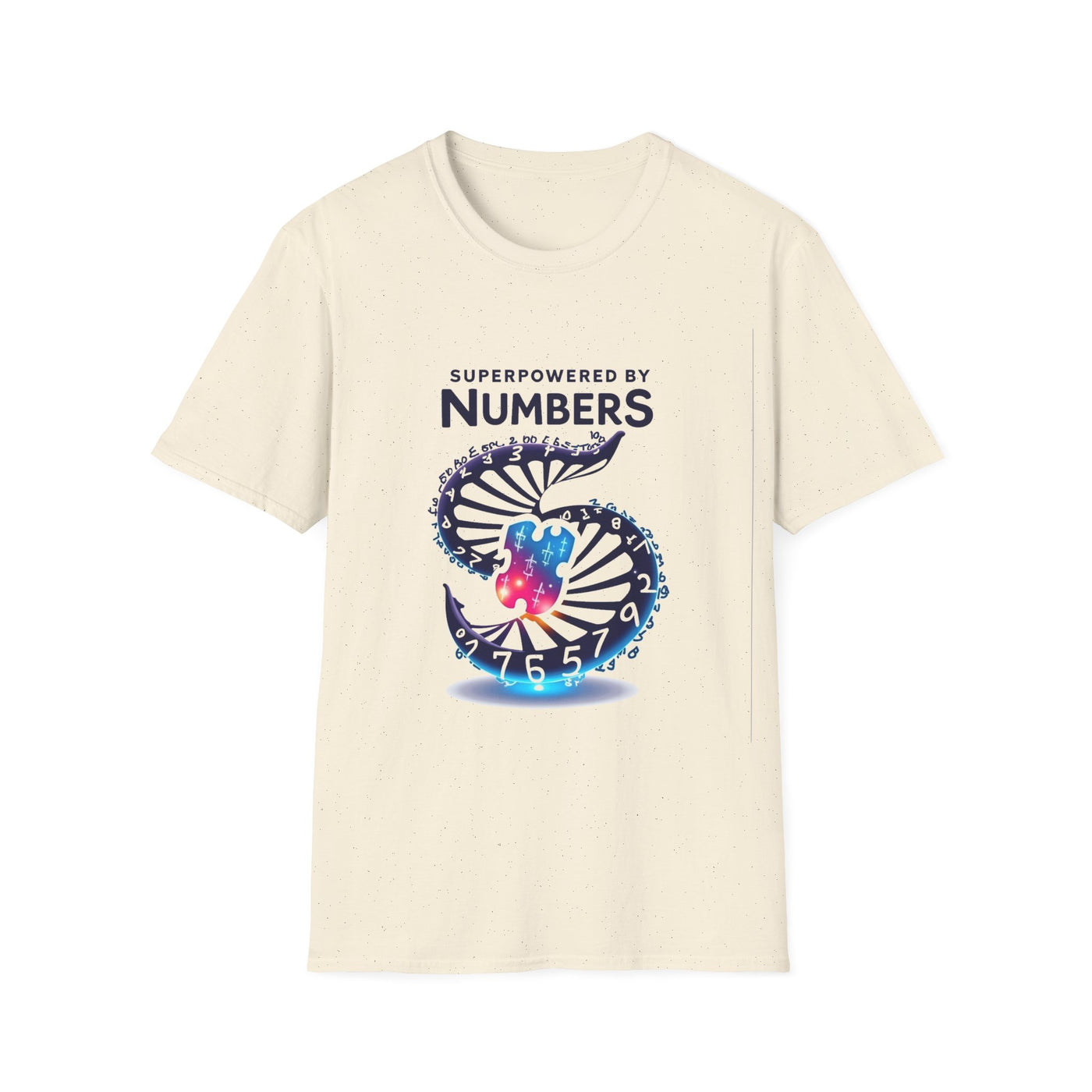 Superpowered By Numbers T-Shirt - Soft Unisex Tee