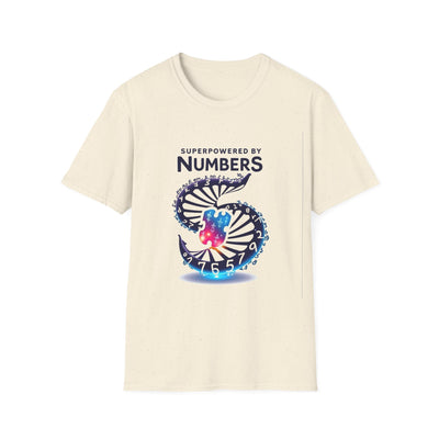 Superpowered By Numbers T-Shirt - Soft Unisex Tee